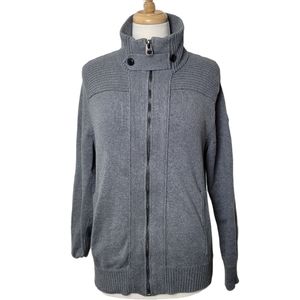 MEXX Sweater Zip Up Knit High Collar